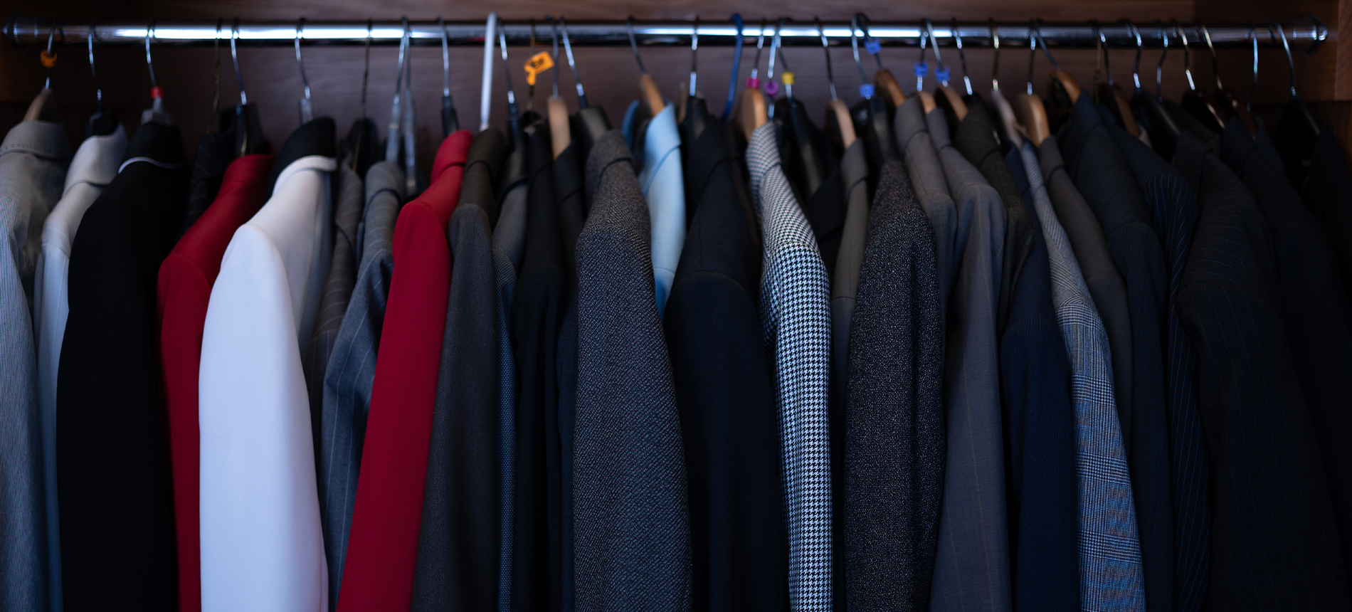 Coats at charlies career closet.