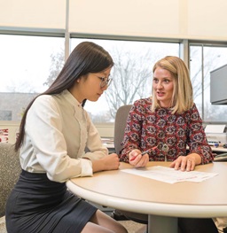 Student Meeting with an Academic Advisor
