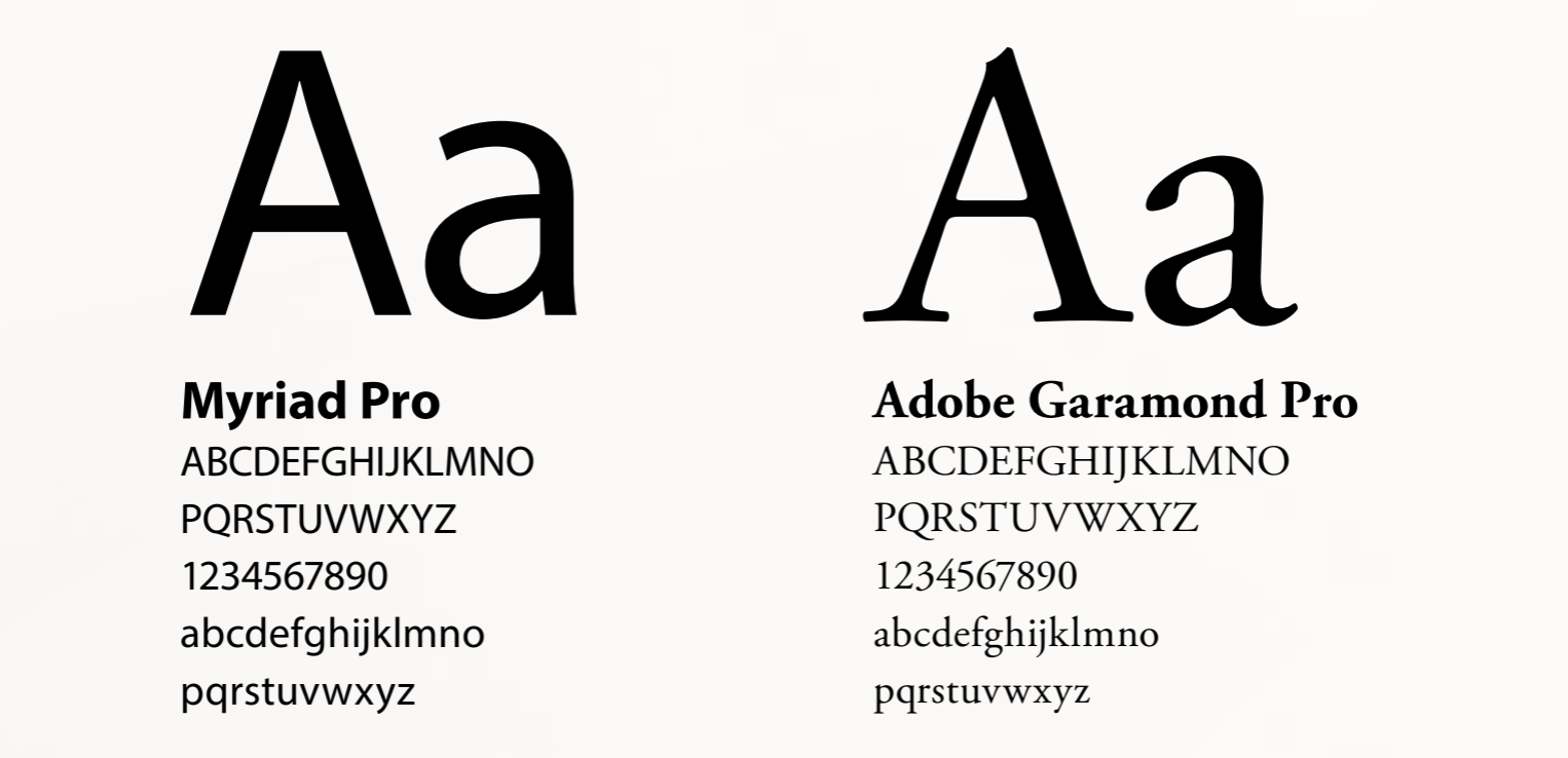 primary font