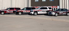 UPD Cars parked in front of the DakotaDome.
