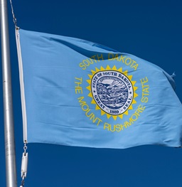 The South Dakota flag.