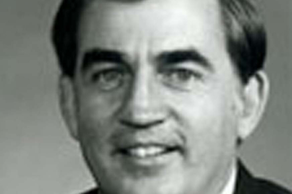 Former USD president Joseph M McFadden.