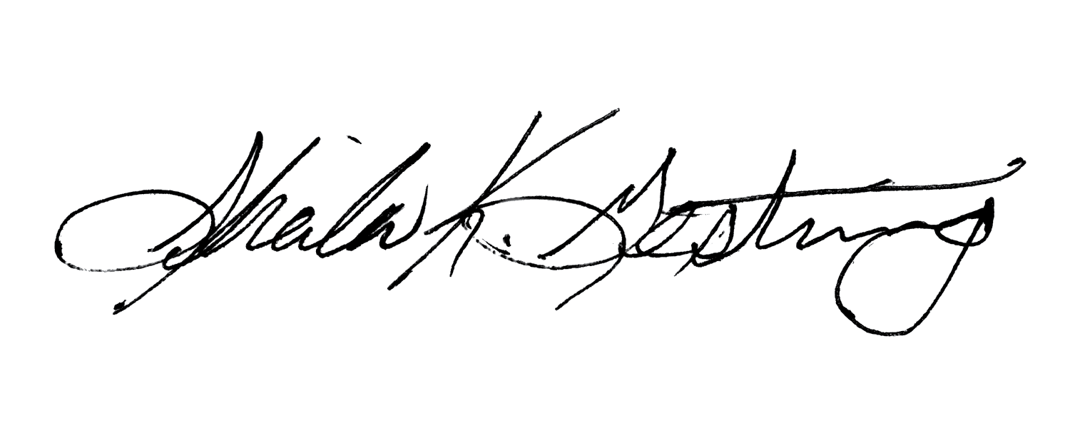 Gestring written signature