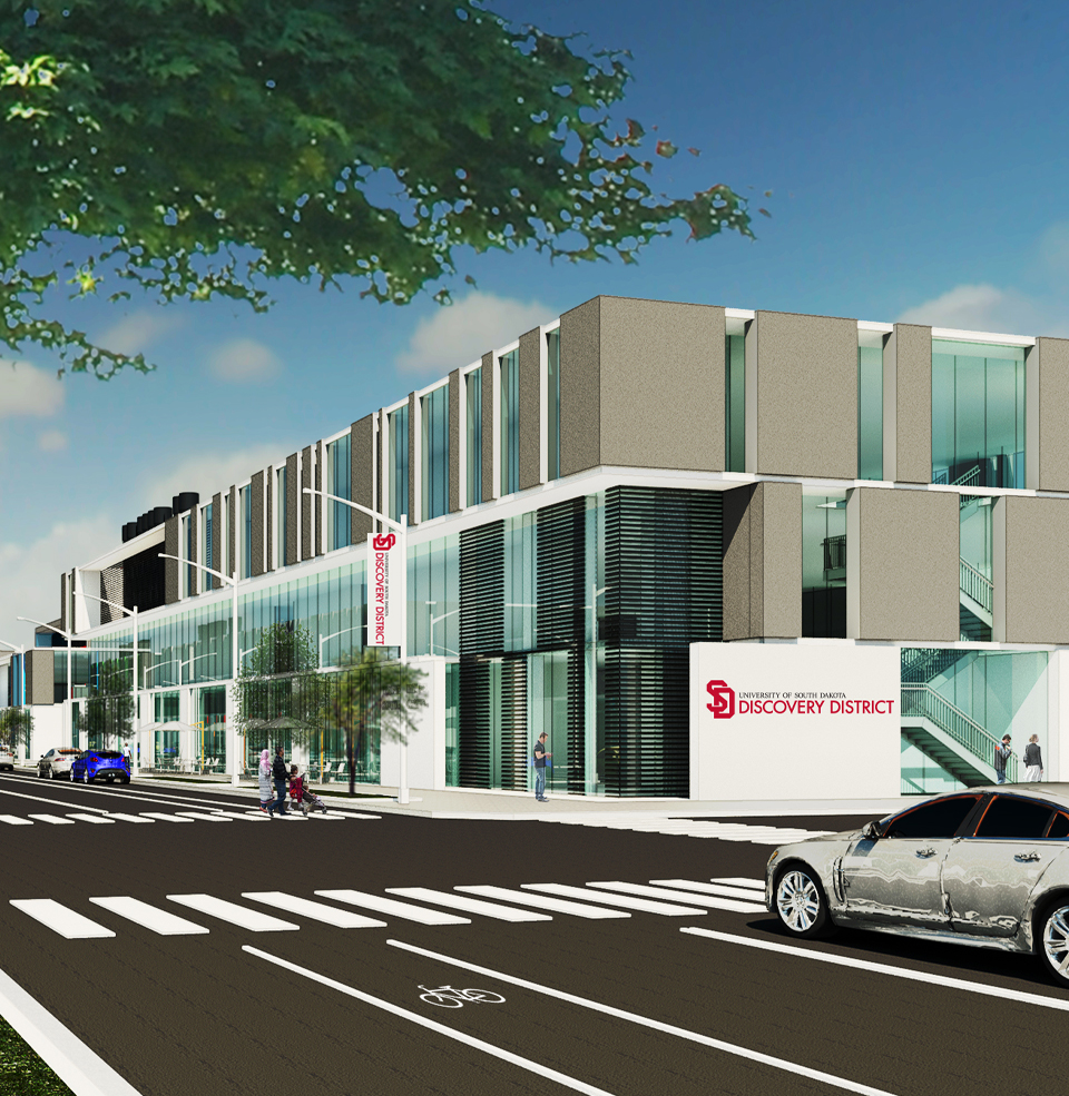 Building Rendering of the USD Discovery District.