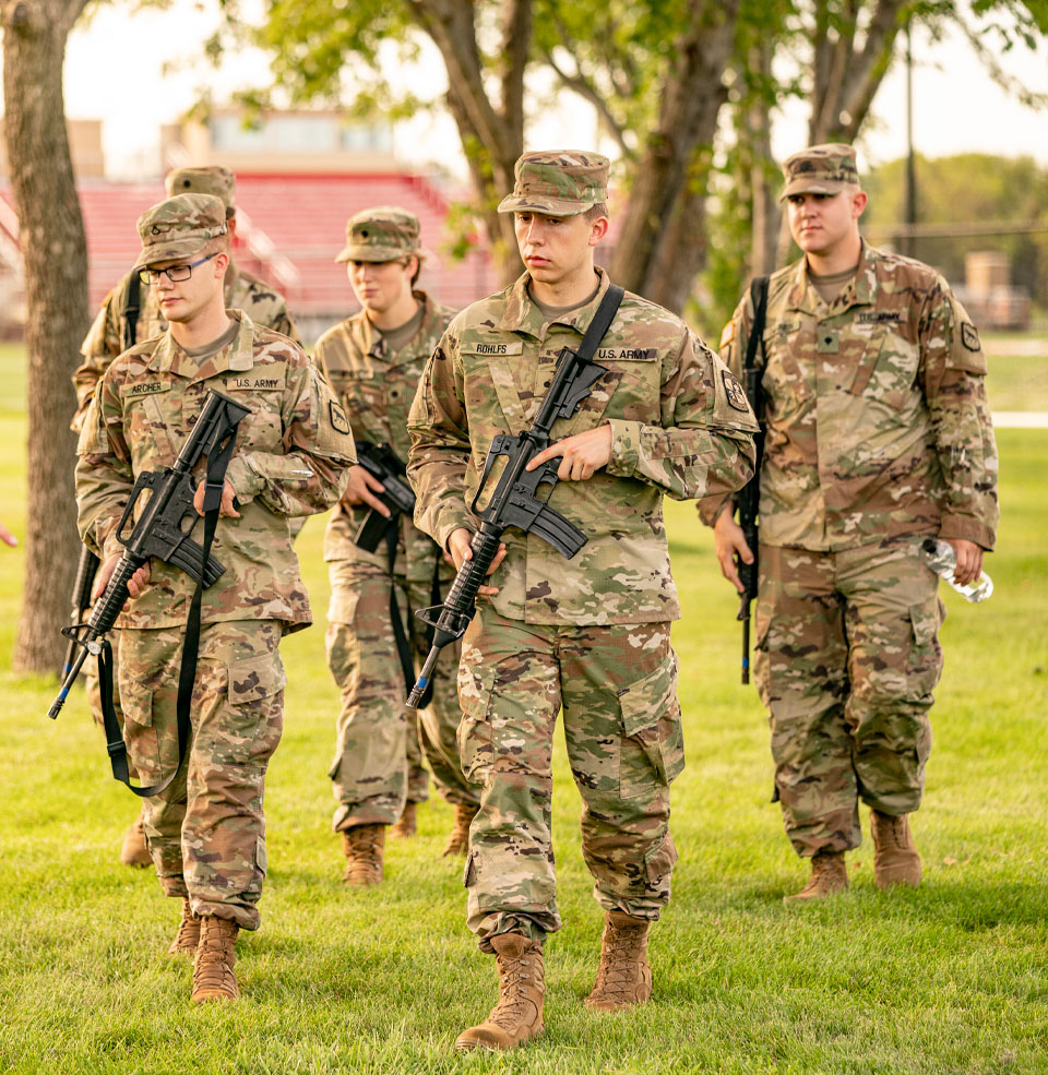 Group of ROTC Cadets