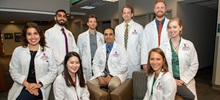 Internal medicine students posing for a picture.