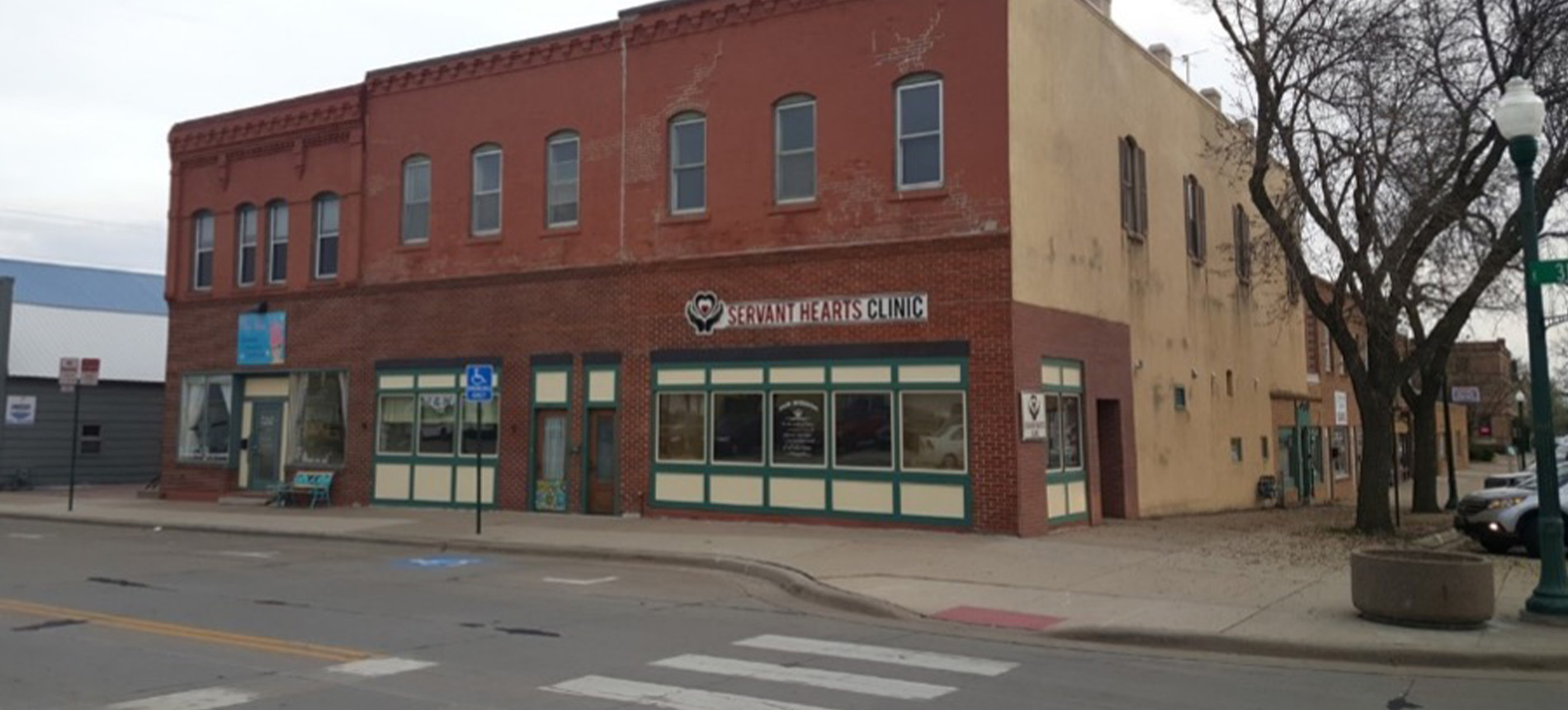 The Servant Hearts clinic building.