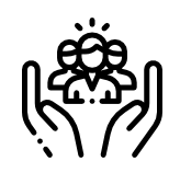 People within hands, meaning the faculty have time to care for the students