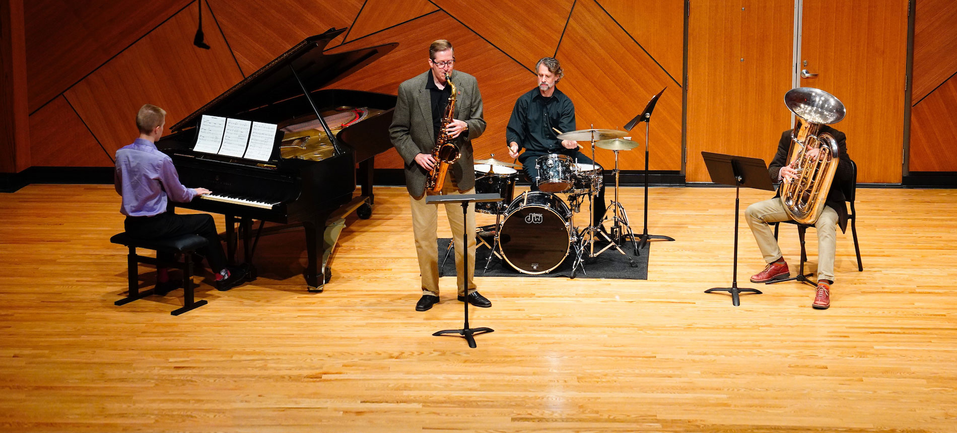 A USD performance on stage.