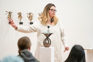 A USD Student's sculpture creation.