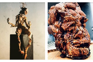 A USD Student's sculpture creation.