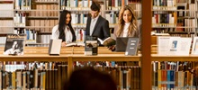 Students in the McKusick Law Library