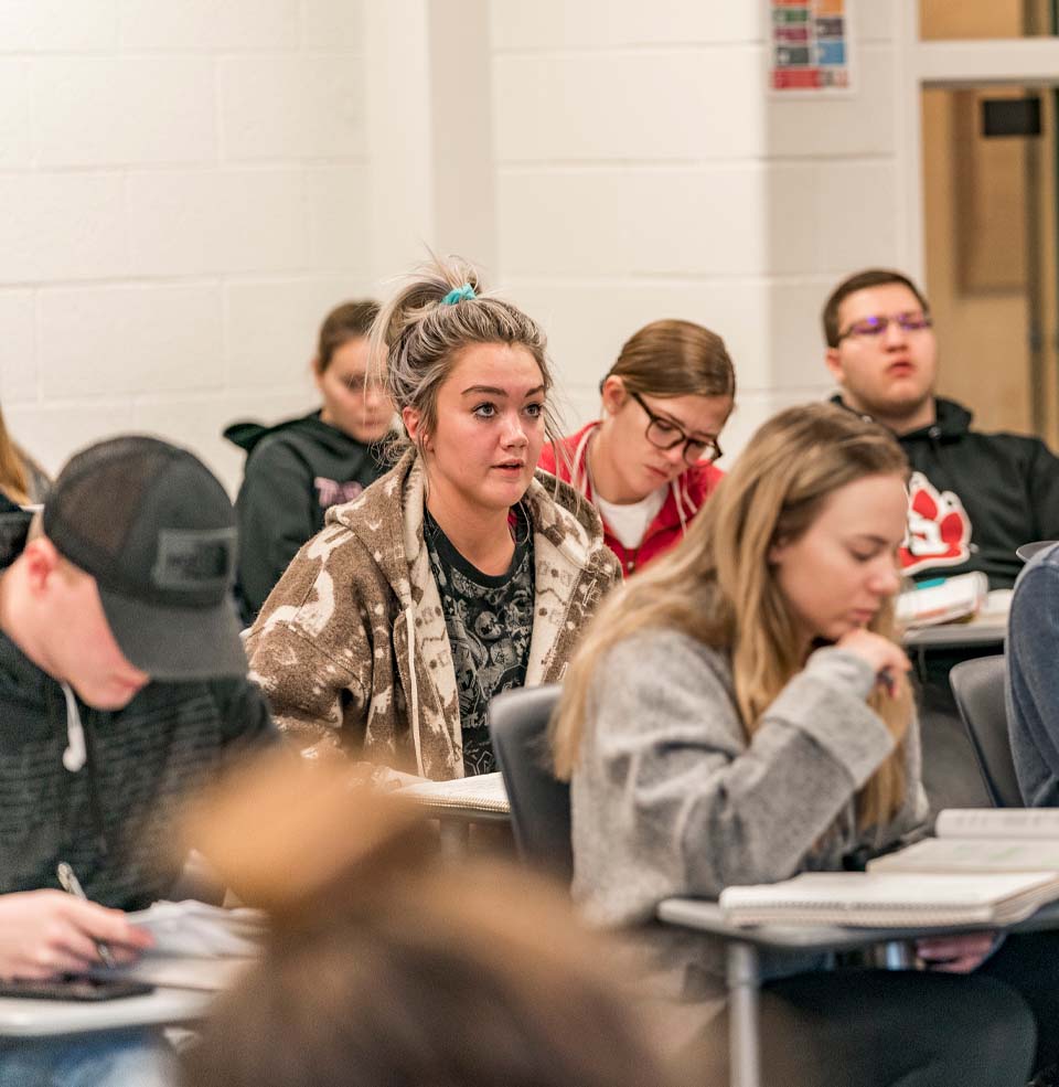 Group of Students Sitting in a Criminal Justice Class