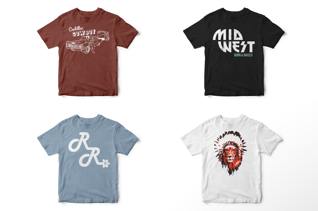 A USD student's graphic design showcase.