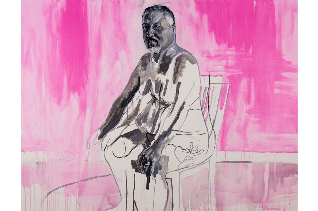 A USD student's paint artwork.