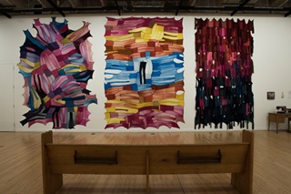 A USD student's paint artwork.