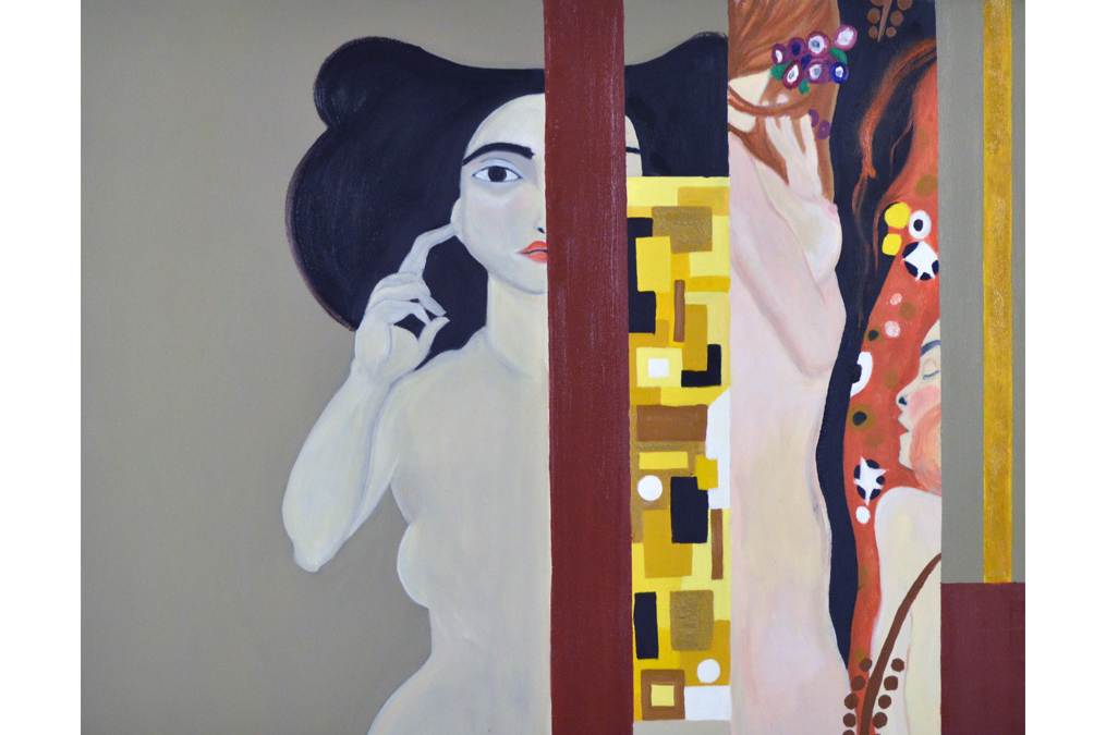 A USD student's paint artwork.