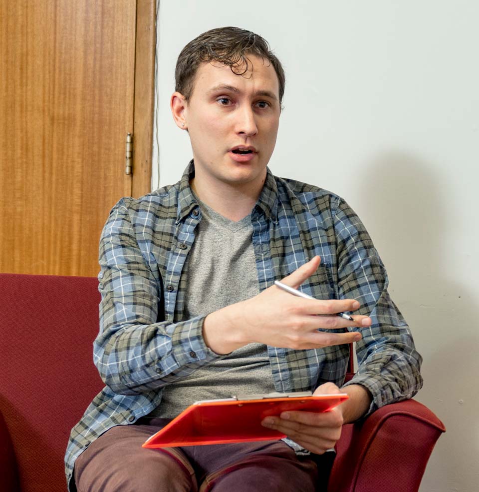 Counselor Speaking to a Patient During a Session