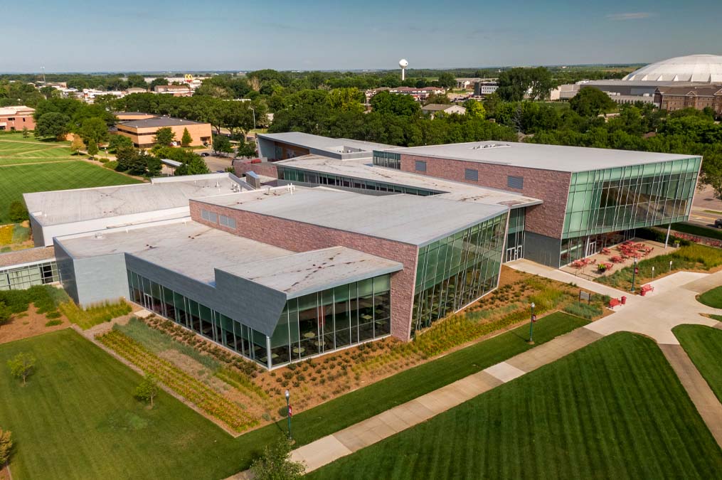 Aerial View of Muenster University Center