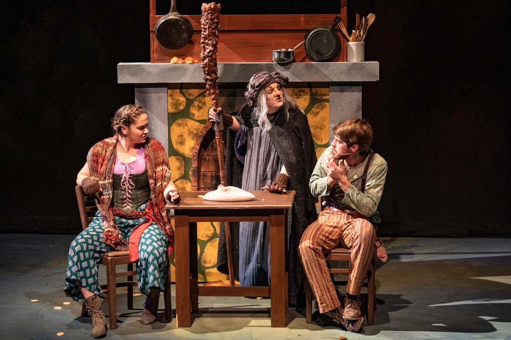 Student Actors Performing Into The Woods