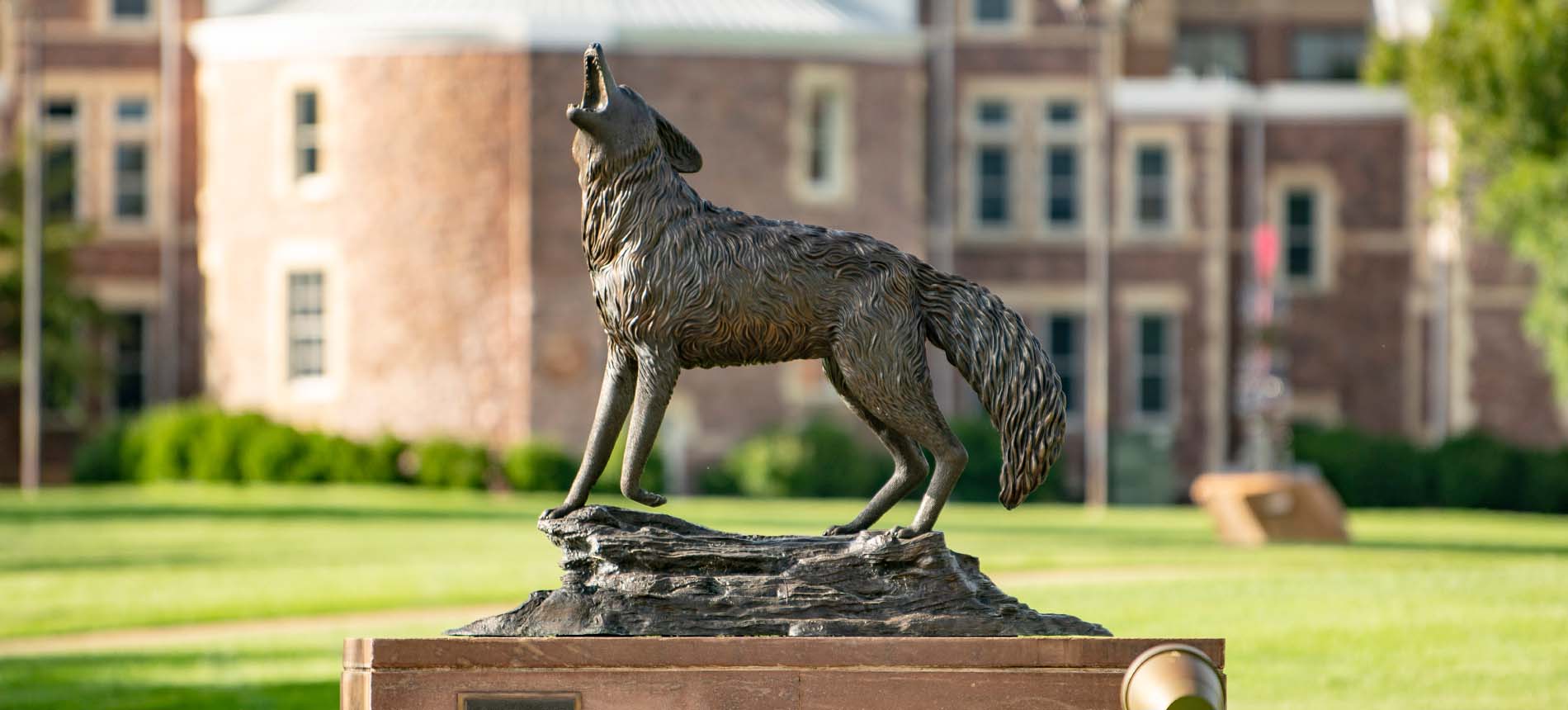 Legacy Statue on main campus.