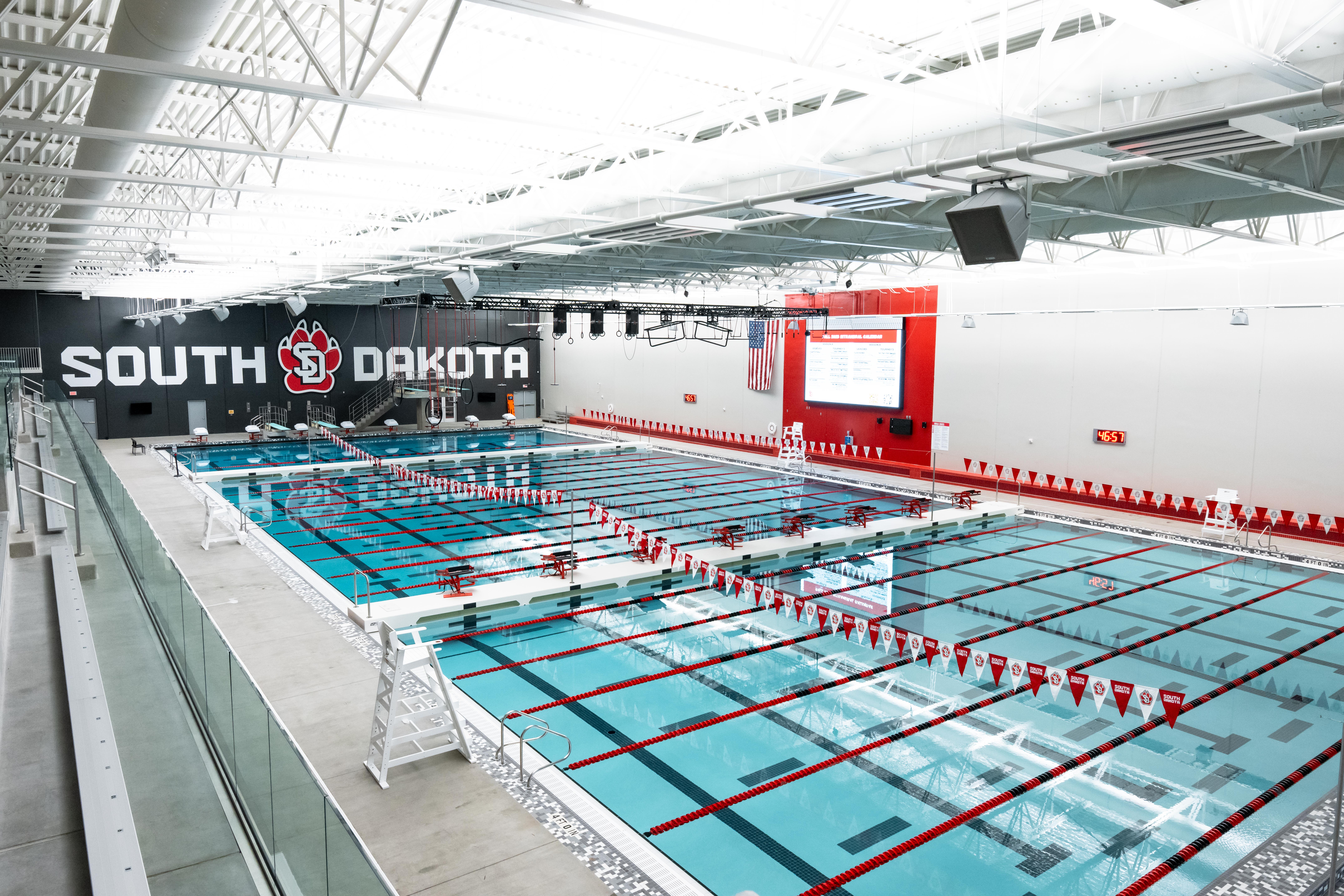 Competition Pool view from an angle 