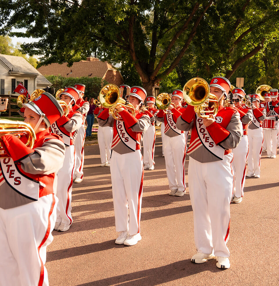 USD Marching band in the 2026 DDays Parade