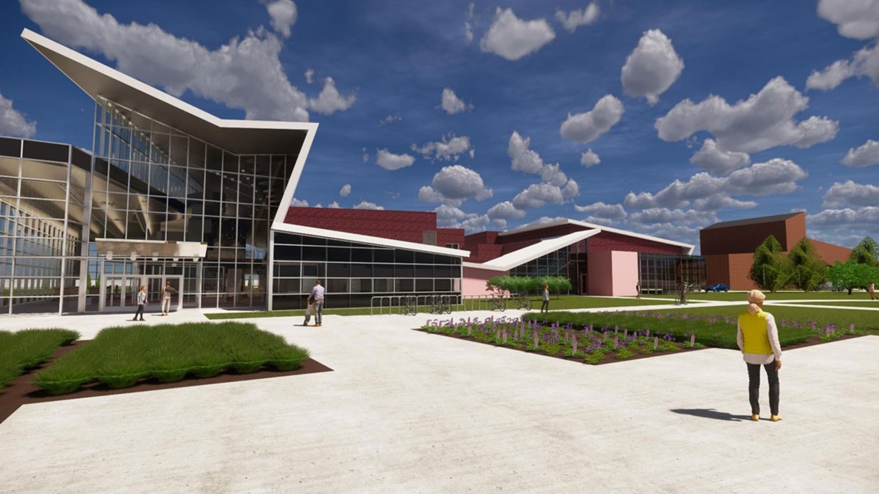 A rendering of the Wellness Center expansion A rendering of the Wellness Center expansion