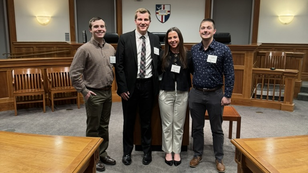 USD Knudson School of Law students at the Judicial Clerkship Opinion Writing Conference.