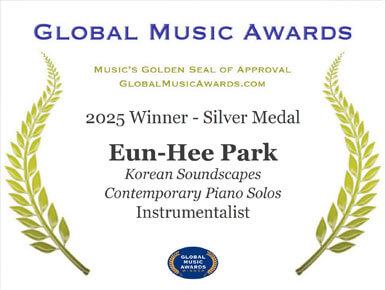 Global Music Awards' seal of approval for Park's "Korean Soundscapes" album.